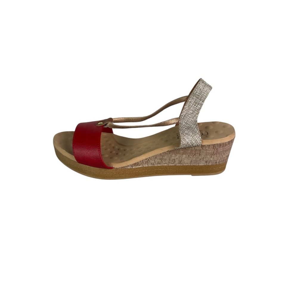 MALU Super Comfort Cork Platform Wedge Sandals